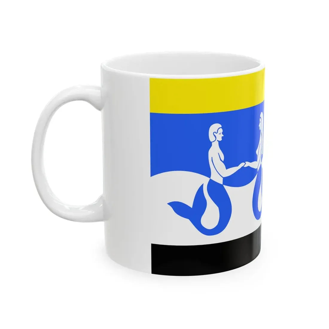 Schouwen-Duiveland vlag (Netherlands) White Coffee Mug - Go Mug Yourself