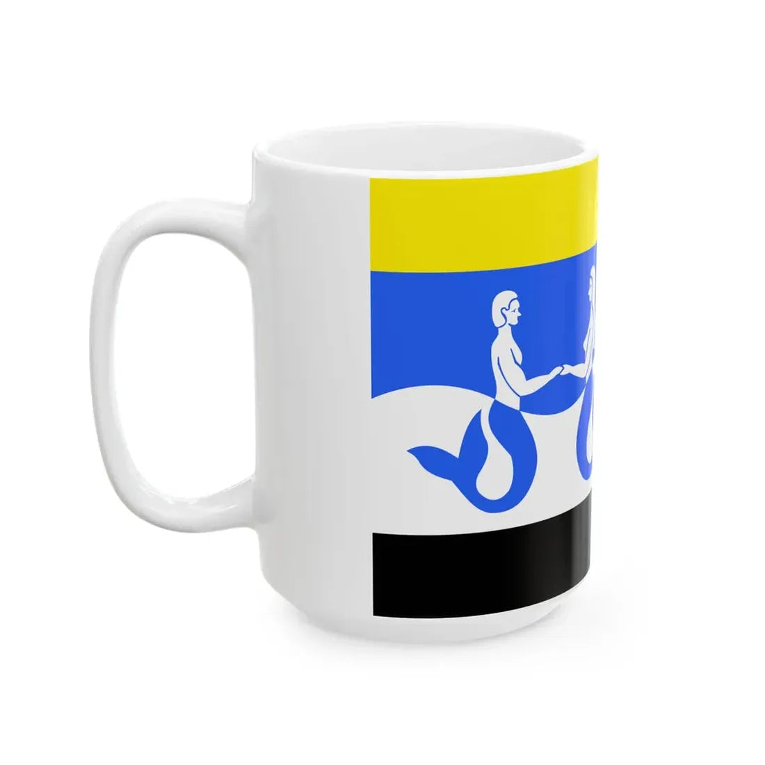Schouwen-Duiveland vlag (Netherlands) White Coffee Mug - Go Mug Yourself