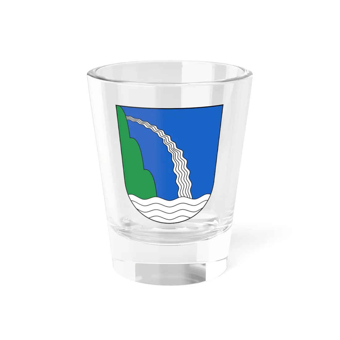 Schwellbrunn-blazon (Switzerland) (Coat of Arms) Shot Glass 1.5oz 1.5oz - Go Mug Yourself