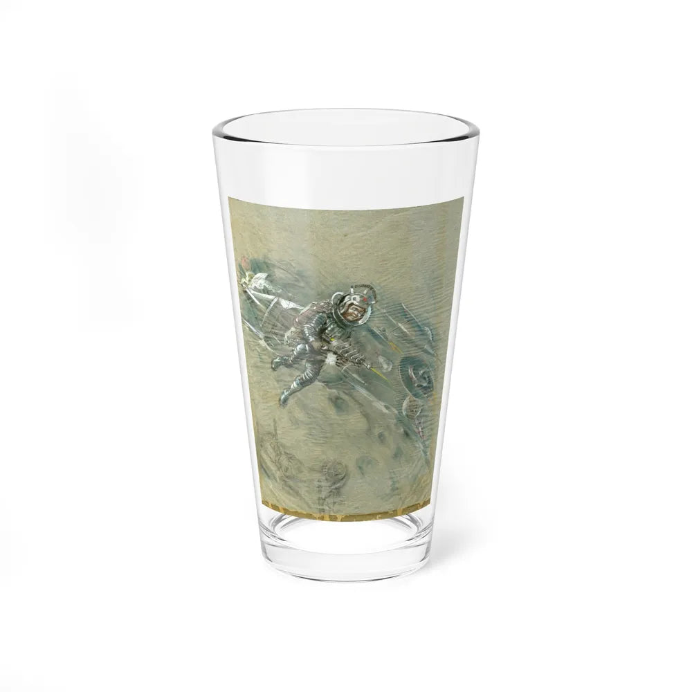 Science Fiction Outer Space Scene (Magazine Illustration) Pint Glass 16oz-16oz-Go Mug Yourself