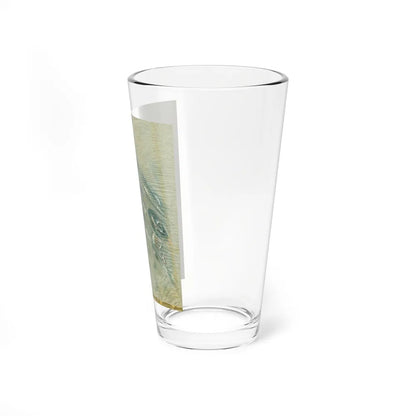 Science Fiction Outer Space Scene (Magazine Illustration) Pint Glass 16oz-Go Mug Yourself