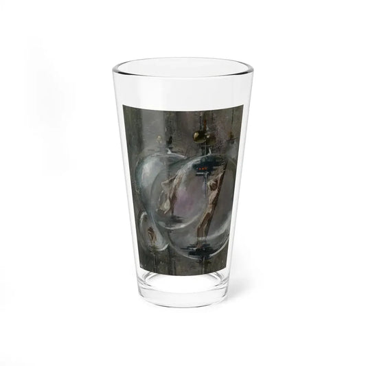 Science Fiction Terror Tales, paperback cover preliminary, 1955 - Pint Glass 16oz 16oz - Go Mug Yourself