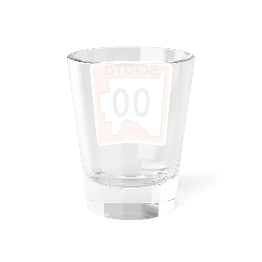 Scioto County OH template (Ohio) (Road Sign) Shot Glass 1.5oz - Go Mug Yourself