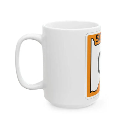 Scioto County OH template (Ohio) (Road Sign) White Coffee Mug - Go Mug Yourself