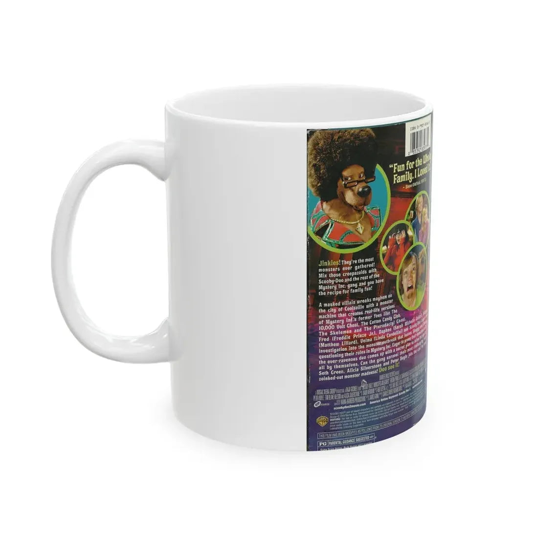 SCOOBY DOO 2 MONSTERS UNLEASHED (VHS COVER) - White Coffee Mug - Go Mug Yourself