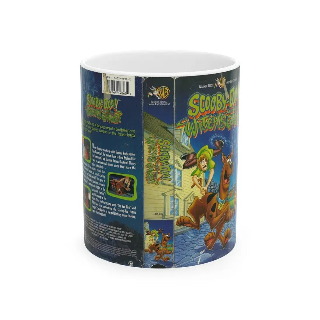 SCOOBY DOO AND THE WITCHES GHOST (VHS COVER) - White Coffee Mug 11oz - Go Mug Yourself