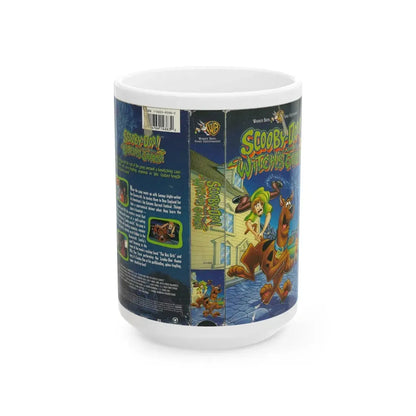 SCOOBY DOO AND THE WITCHES GHOST (VHS COVER) - White Coffee Mug 15oz - Go Mug Yourself