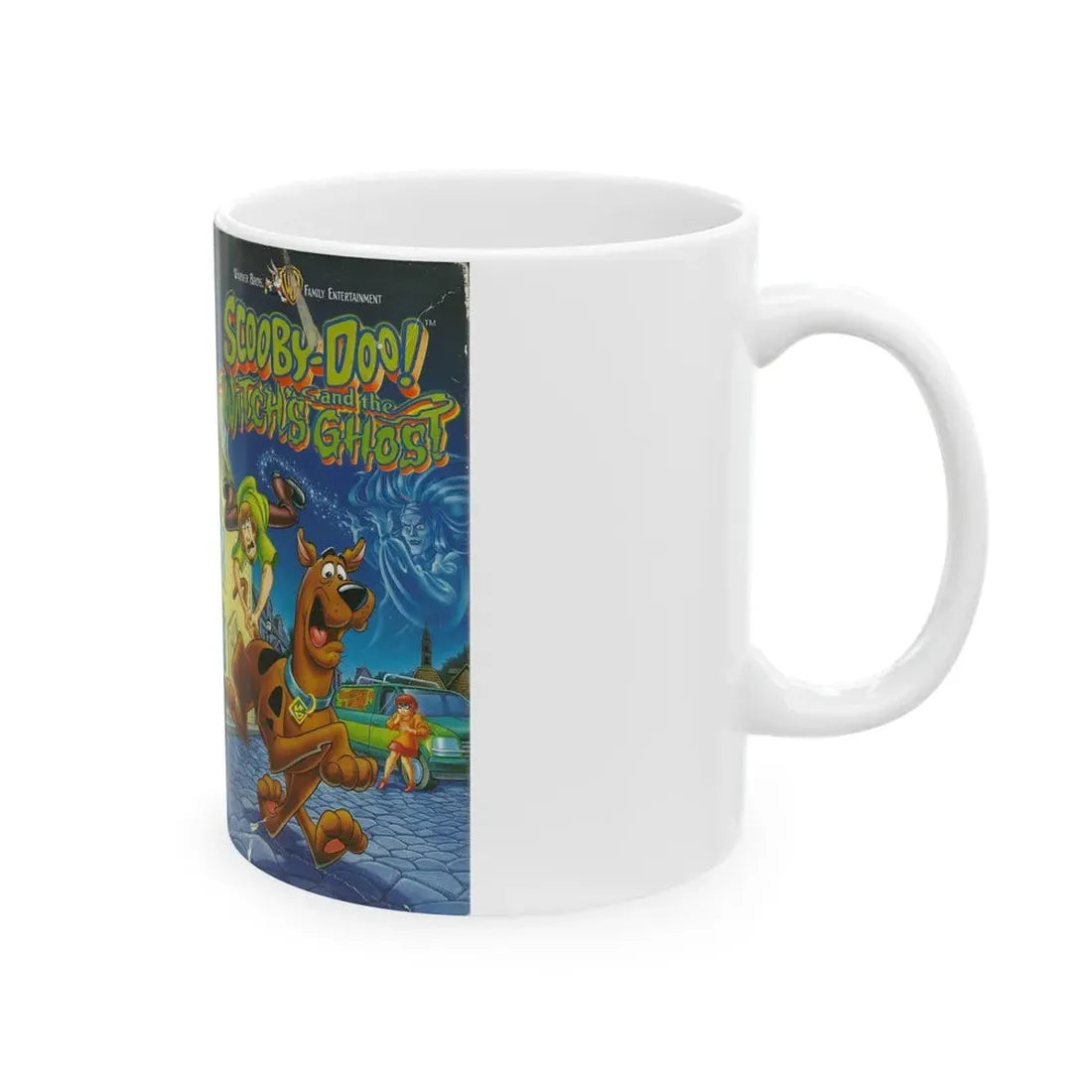 SCOOBY DOO AND THE WITCHES GHOST (VHS COVER) - White Coffee Mug - Go Mug Yourself