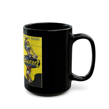 SCOOTERZ BASICS AND BEYOND (VHS COVER) - Black Coffee Mug - Go Mug Yourself