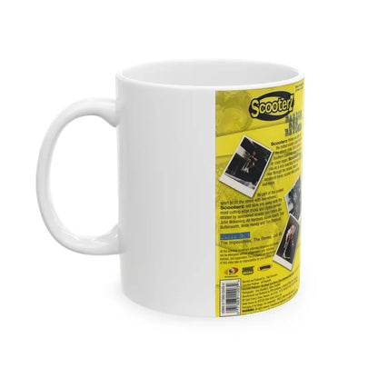 SCOOTERZ BASICS AND BEYOND (VHS COVER) - White Coffee Mug - Go Mug Yourself