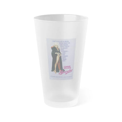 SCORCHY 1976 Movie Poster - Frosted Pint Glass 16oz-16oz-Frosted-Go Mug Yourself