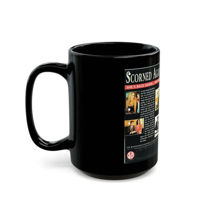SCORNED AGAIN (VHS COVER) - Black Coffee Mug - Go Mug Yourself