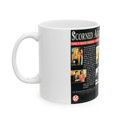 SCORNED AGAIN (VHS COVER) - White Coffee Mug-Go Mug Yourself