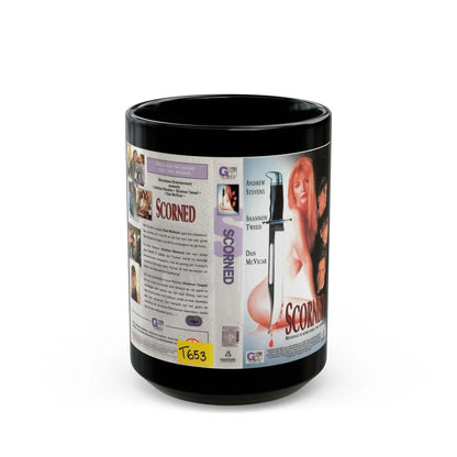 SCORNED (VHS COVER) - Black Coffee Mug-15oz-Go Mug Yourself