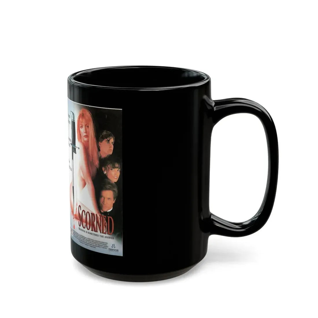 SCORNED (VHS COVER) - Black Coffee Mug - Go Mug Yourself