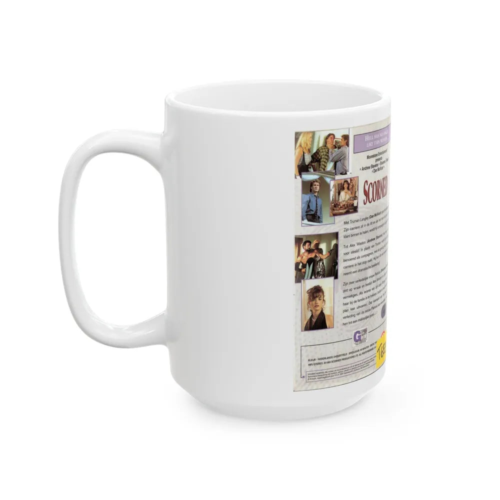 SCORNED (VHS COVER) - White Coffee Mug-Go Mug Yourself