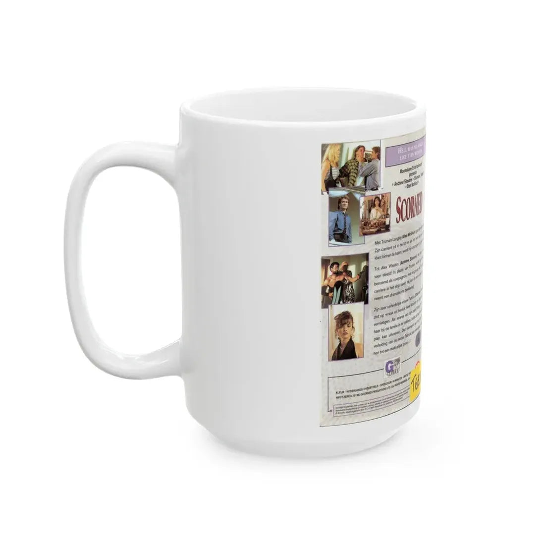 SCORNED (VHS COVER) - White Coffee Mug - Go Mug Yourself