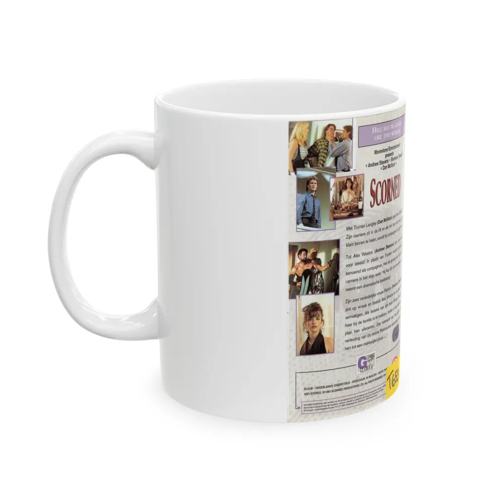 SCORNED (VHS COVER) - White Coffee Mug-Go Mug Yourself