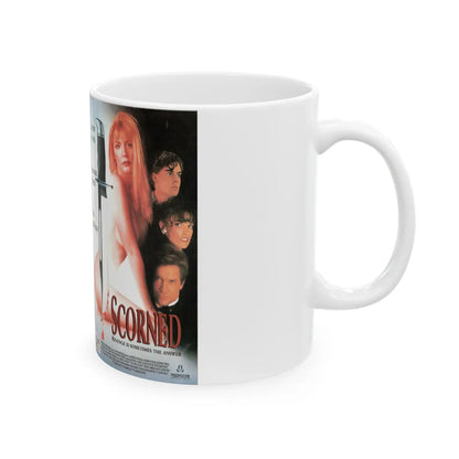 SCORNED (VHS COVER) - White Coffee Mug-Go Mug Yourself