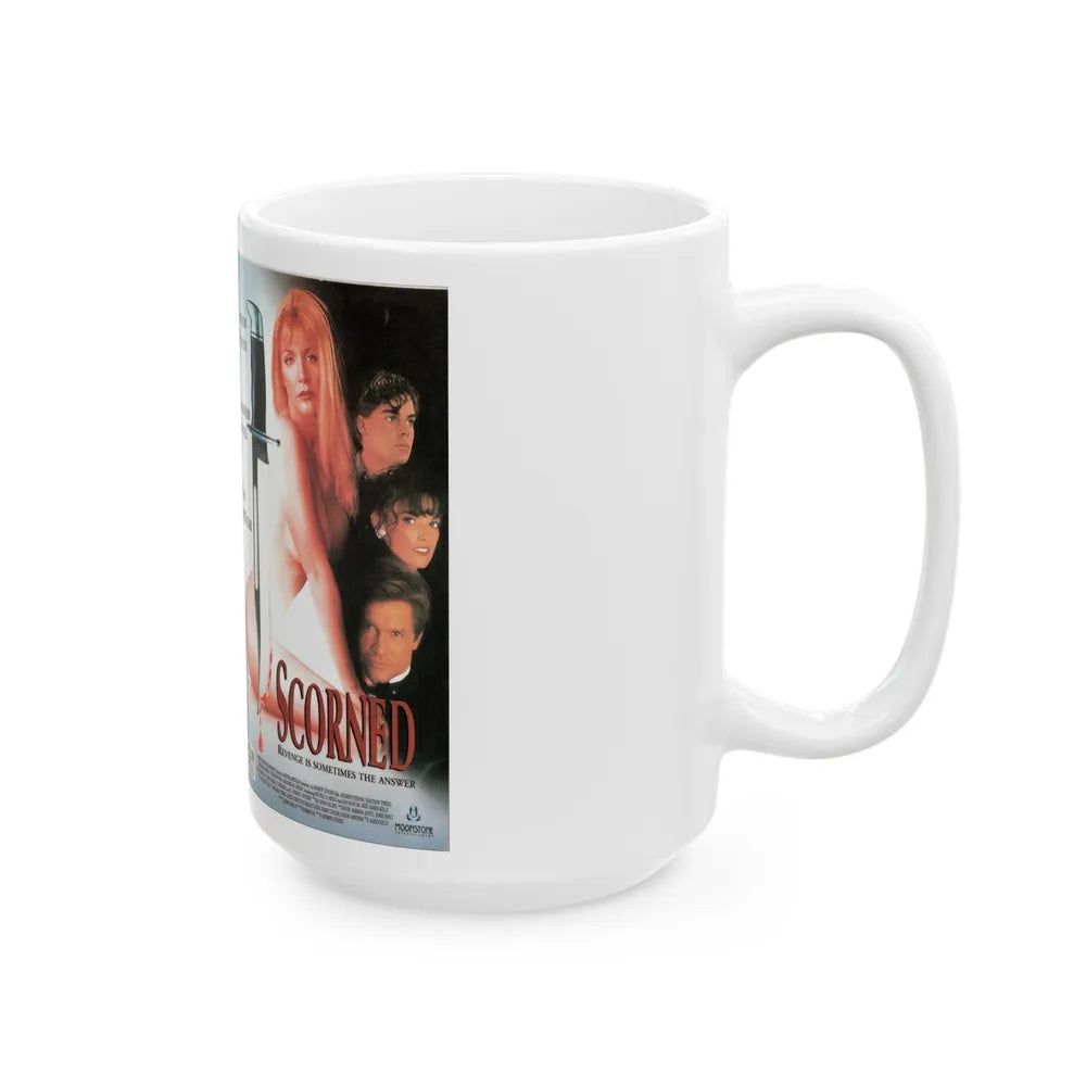 SCORNED (VHS COVER) - White Coffee Mug-Go Mug Yourself