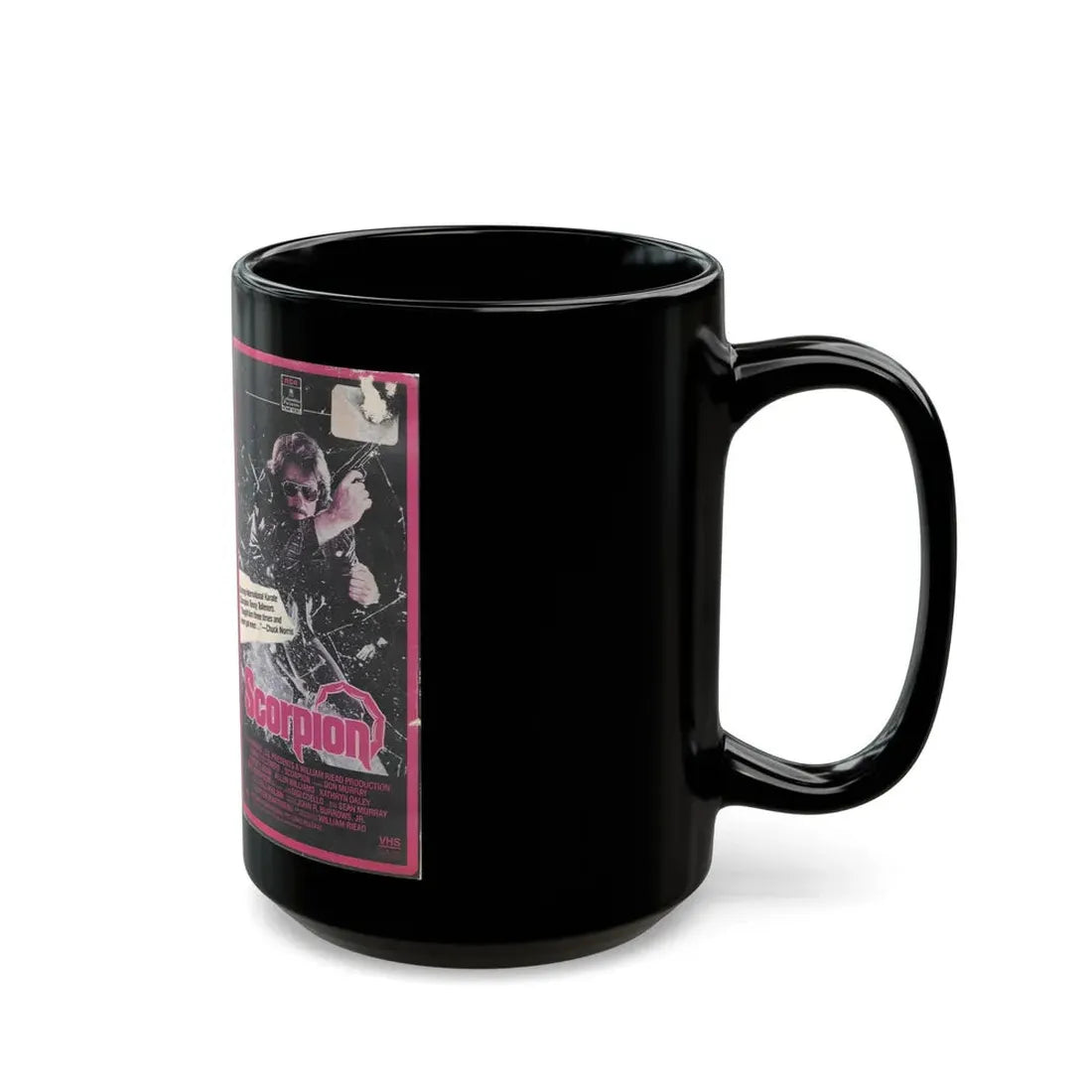 SCORPION (VHS COVER) - Black Coffee Mug - Go Mug Yourself