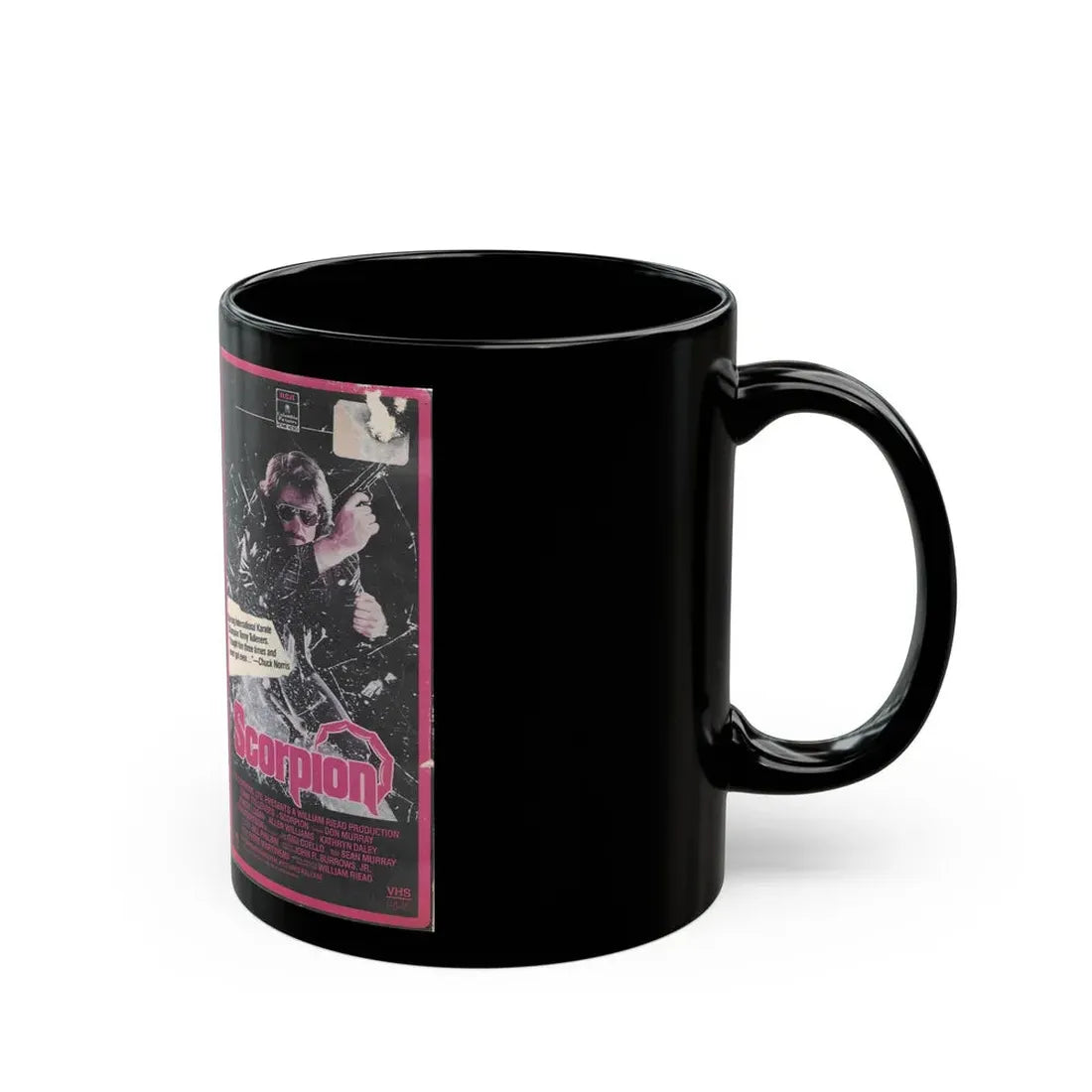 SCORPION (VHS COVER) - Black Coffee Mug - Go Mug Yourself