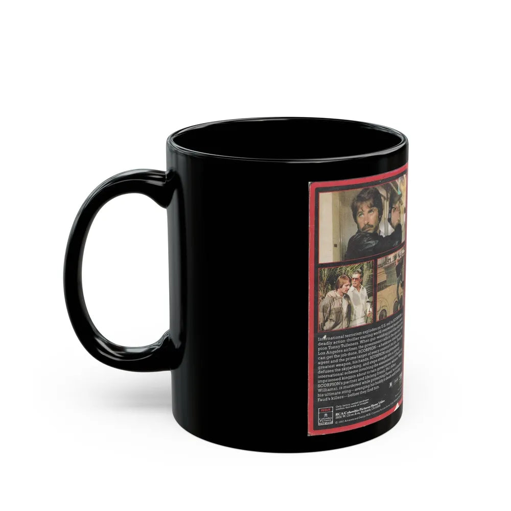 SCORPION (VHS COVER) - Black Coffee Mug-Go Mug Yourself