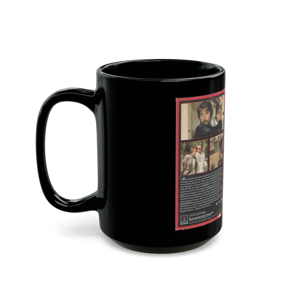 SCORPION (VHS COVER) - Black Coffee Mug-Go Mug Yourself