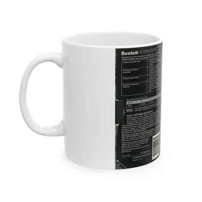SCOTCH VIDEOCASSETTE EG T120 (VHS COVER) - White Coffee Mug - Go Mug Yourself