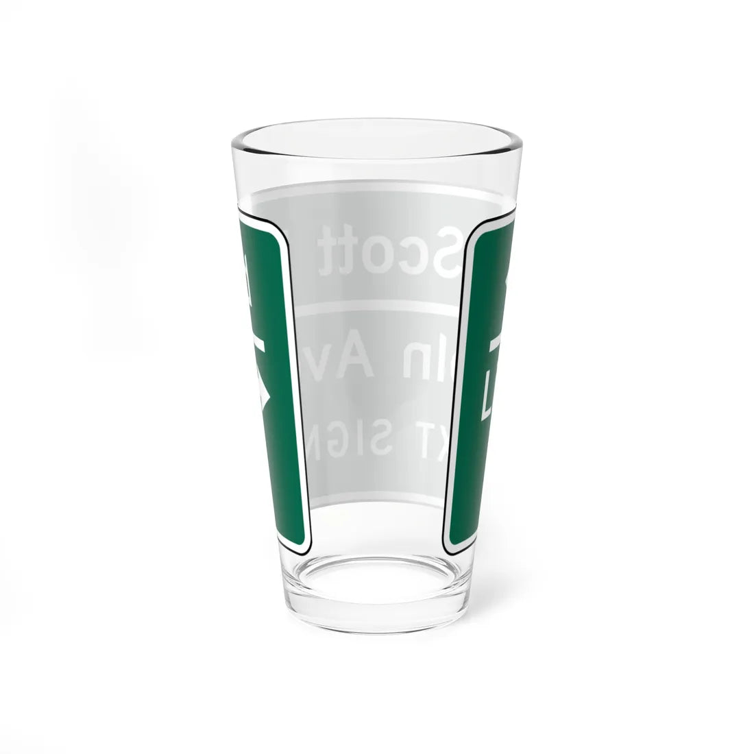 Scott Blvd Lincoln Ave NEXT SIGNAL MUTCD D3-2c (Florida) (Road Sign) Pint Glass 16oz - Go Mug Yourself