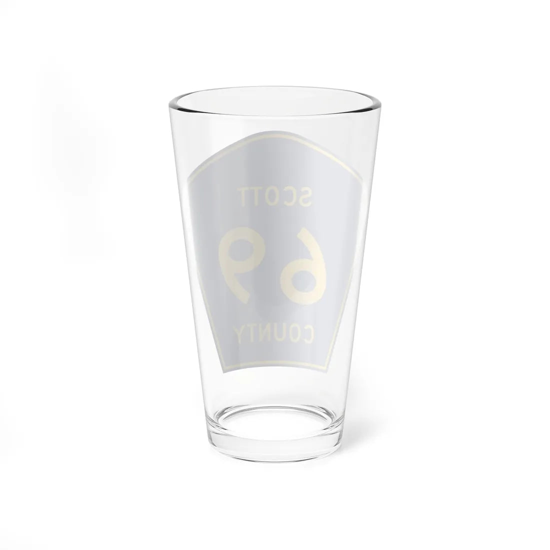 Scott County Route 69 MN (Minnesota) (Road Sign) Pint Glass 16oz - Go Mug Yourself