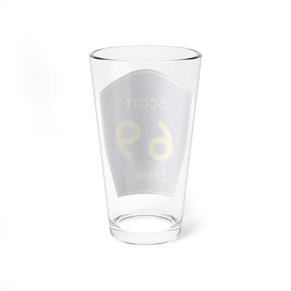 Scott County Route 69 MN (Minnesota) (Road Sign) Pint Glass 16oz - Go Mug Yourself