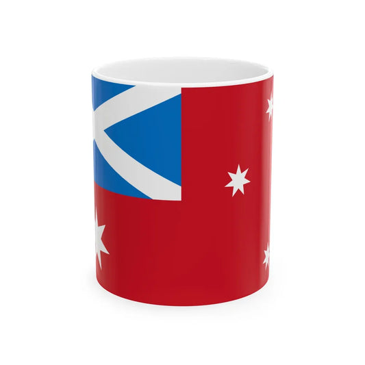 Scottish Red Ensign of Australia (Australia) White Coffee Mug 11oz - Go Mug Yourself