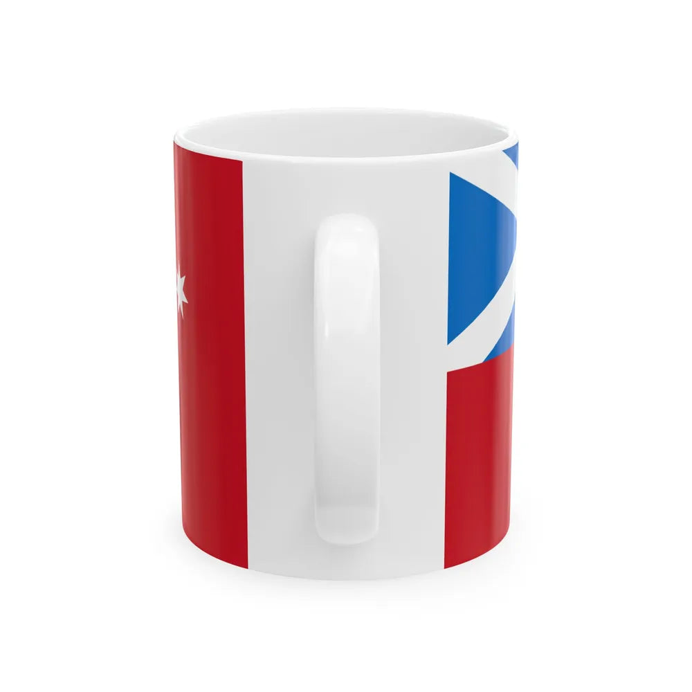 Scottish Red Ensign of Australia (Australia) White Coffee Mug - Go Mug Yourself