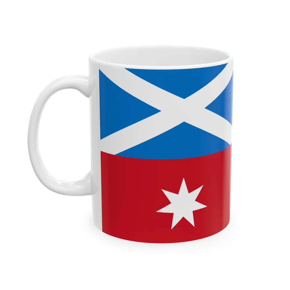 Scottish Red Ensign of Australia (Australia) White Coffee Mug - Go Mug Yourself