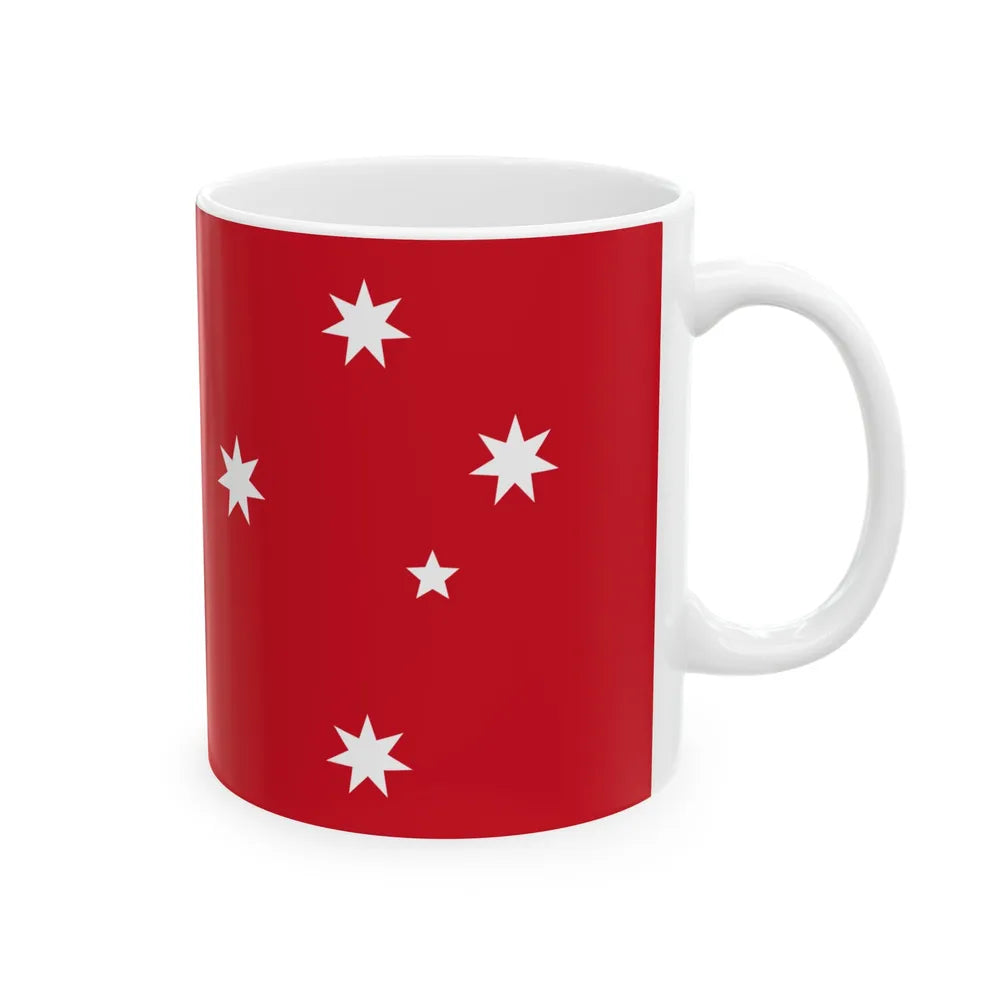 Scottish Red Ensign of Australia (Australia) White Coffee Mug - Go Mug Yourself