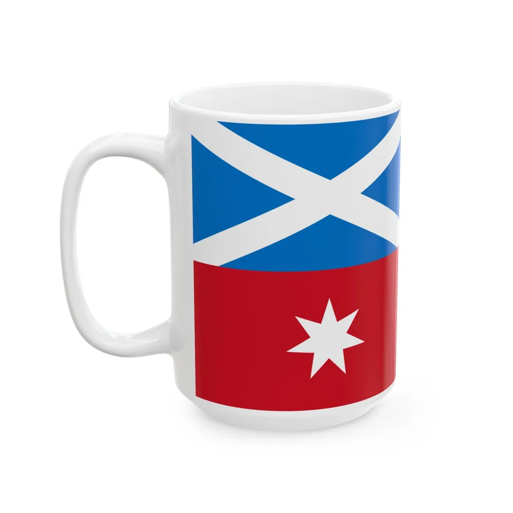 Scottish Red Ensign of Australia (Australia) White Coffee Mug - Go Mug Yourself