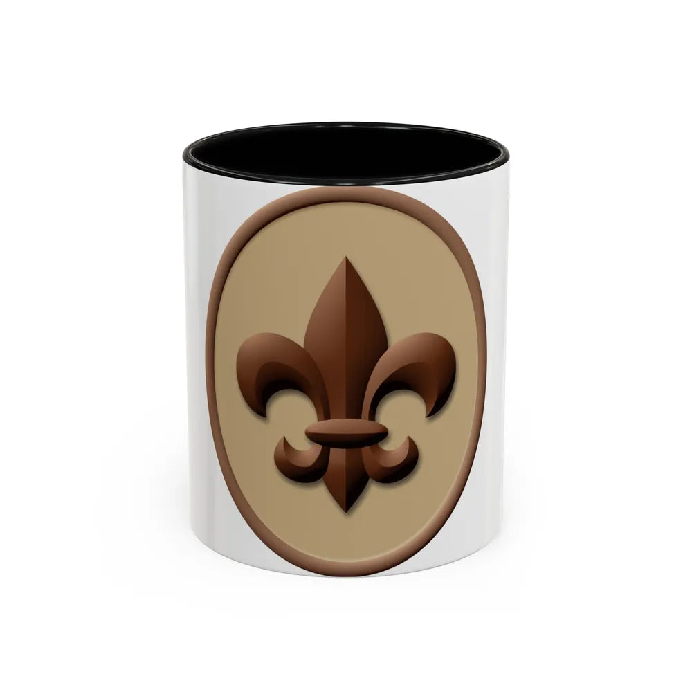 Scout (Boy Scout Merit Badge) Accent Coffee Mug-11oz-Black-Go Mug Yourself