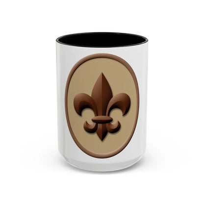 Scout (Boy Scout Merit Badge) Accent Coffee Mug-15oz-Black-Go Mug Yourself