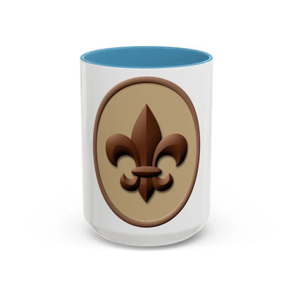 Scout (Boy Scout Merit Badge) Accent Coffee Mug-15oz-Light Blue-Go Mug Yourself