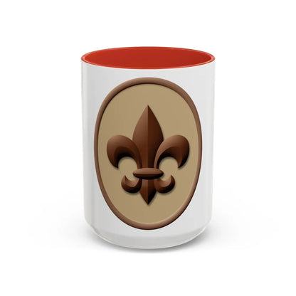 Scout (Boy Scout Merit Badge) Accent Coffee Mug-15oz-Red-Go Mug Yourself