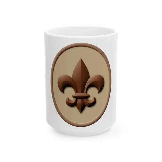 Scout (Boy Scout Merit Badge) White Coffee Mug 15oz - Go Mug Yourself