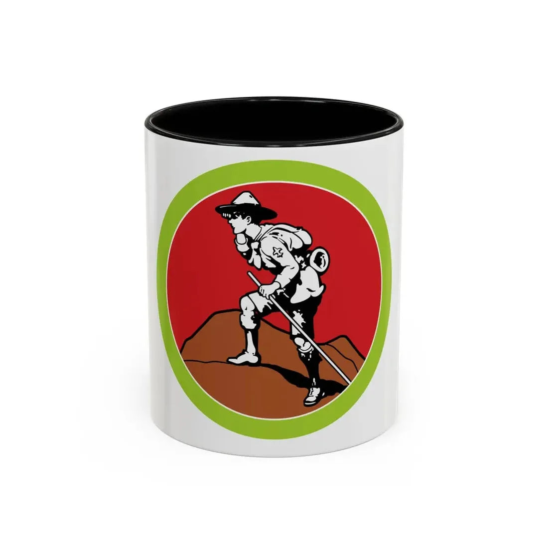 Scouting Heritage (Boy Scout Merit Badge) Accent Coffee Mug 11oz Black - Go Mug Yourself