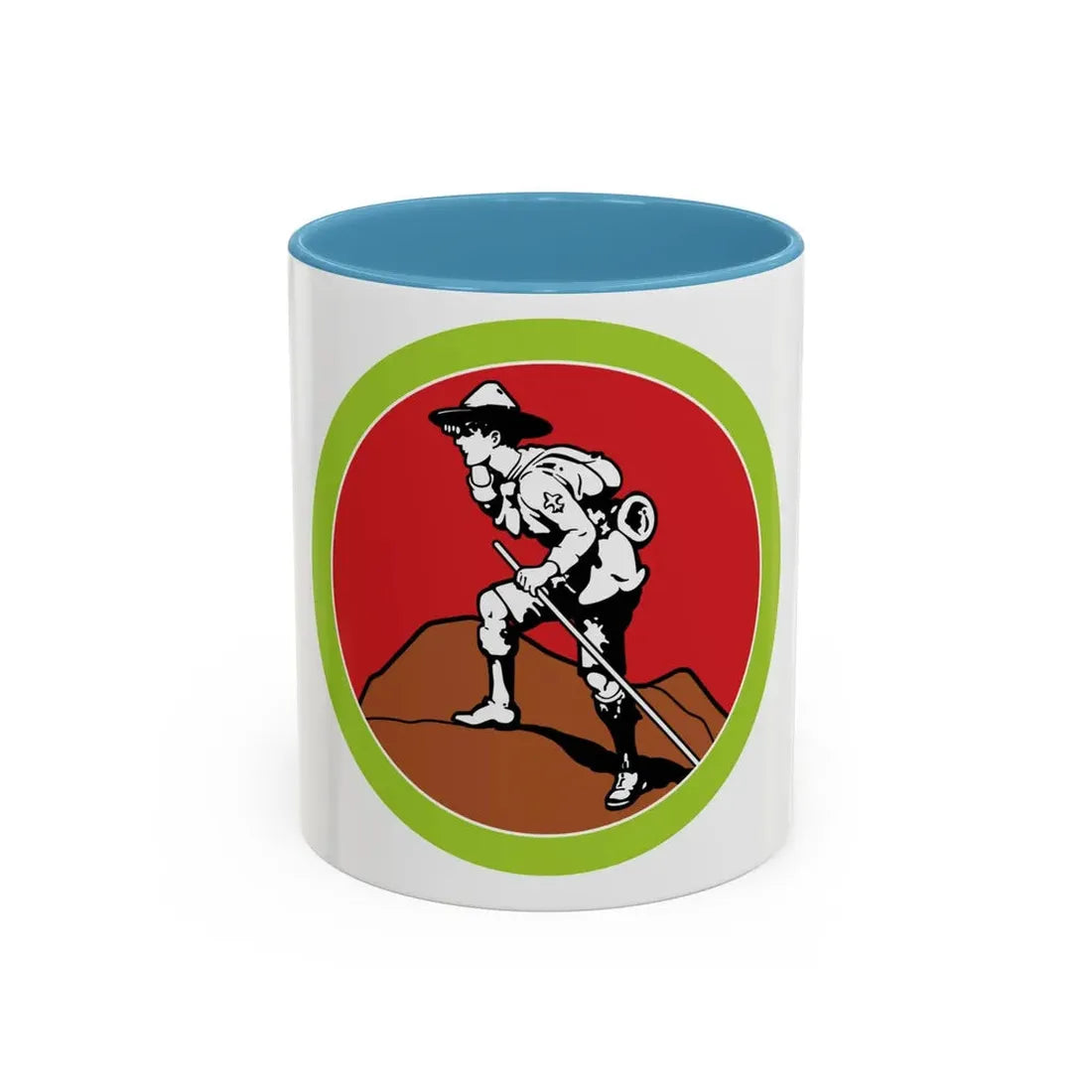 Scouting Heritage (Boy Scout Merit Badge) Accent Coffee Mug 11oz Light Blue - Go Mug Yourself