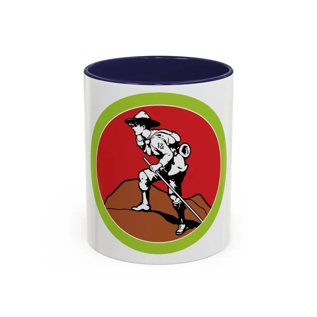 Scouting Heritage (Boy Scout Merit Badge) Accent Coffee Mug 11oz Navy - Go Mug Yourself