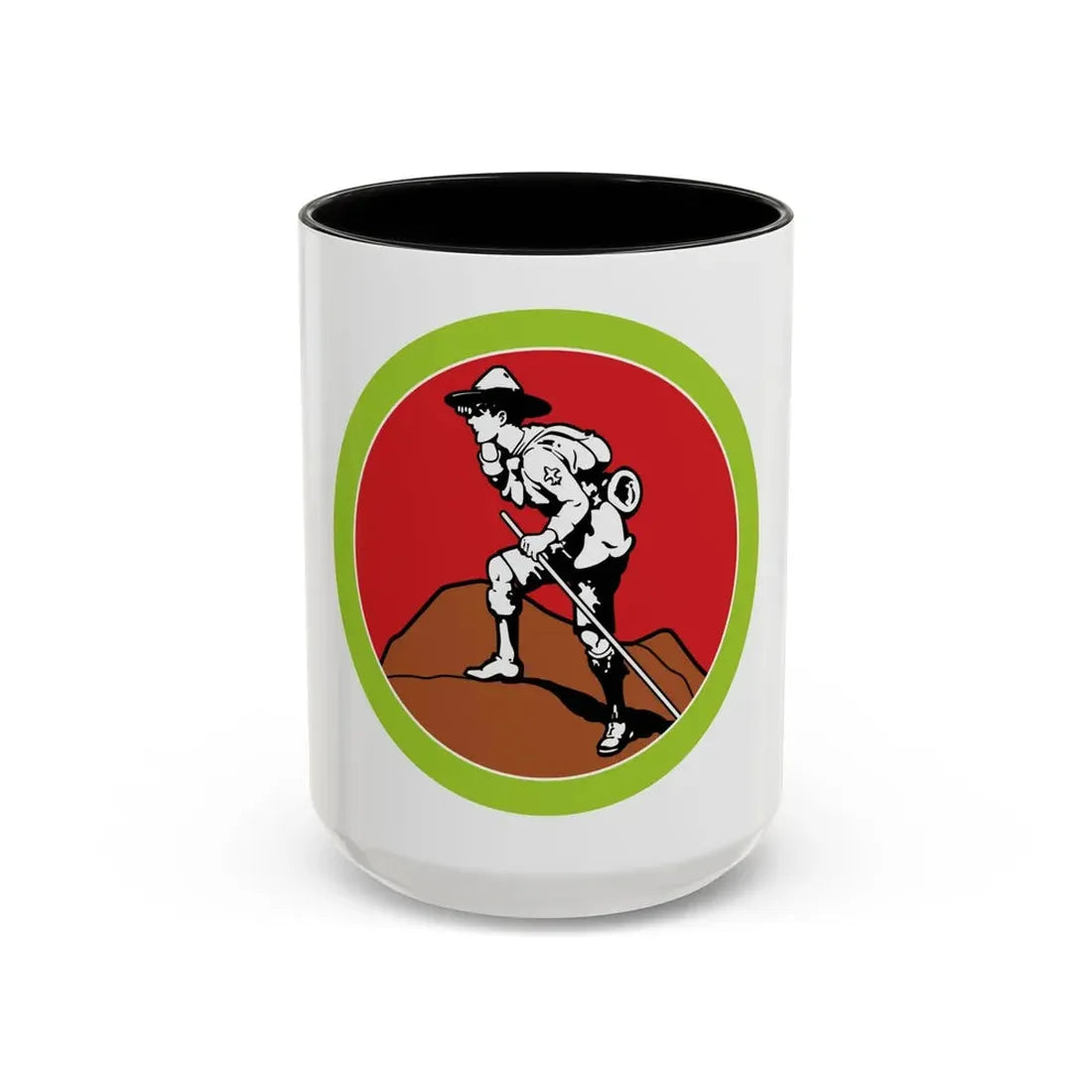 Scouting Heritage (Boy Scout Merit Badge) Accent Coffee Mug 15oz Black - Go Mug Yourself