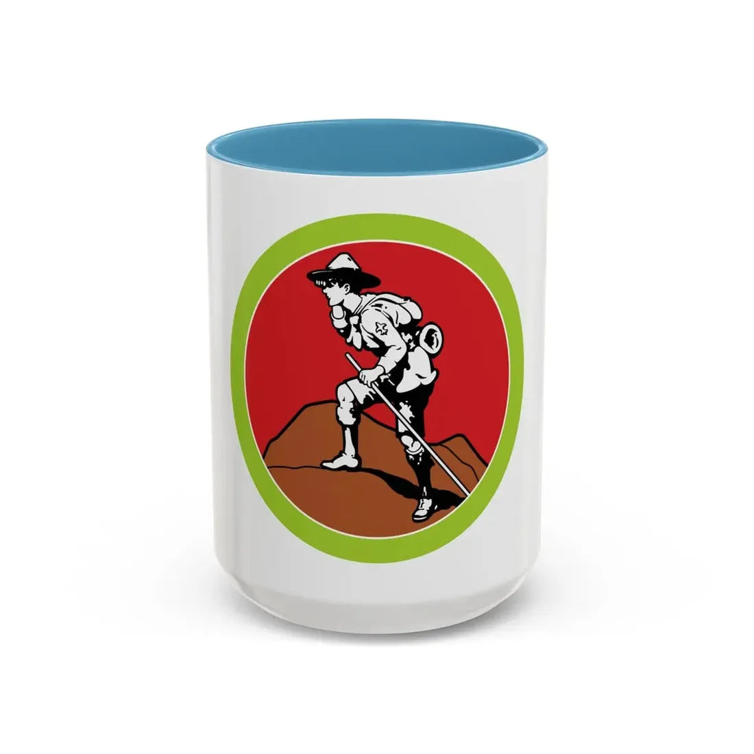 Scouting Heritage (Boy Scout Merit Badge) Accent Coffee Mug 15oz Light Blue - Go Mug Yourself