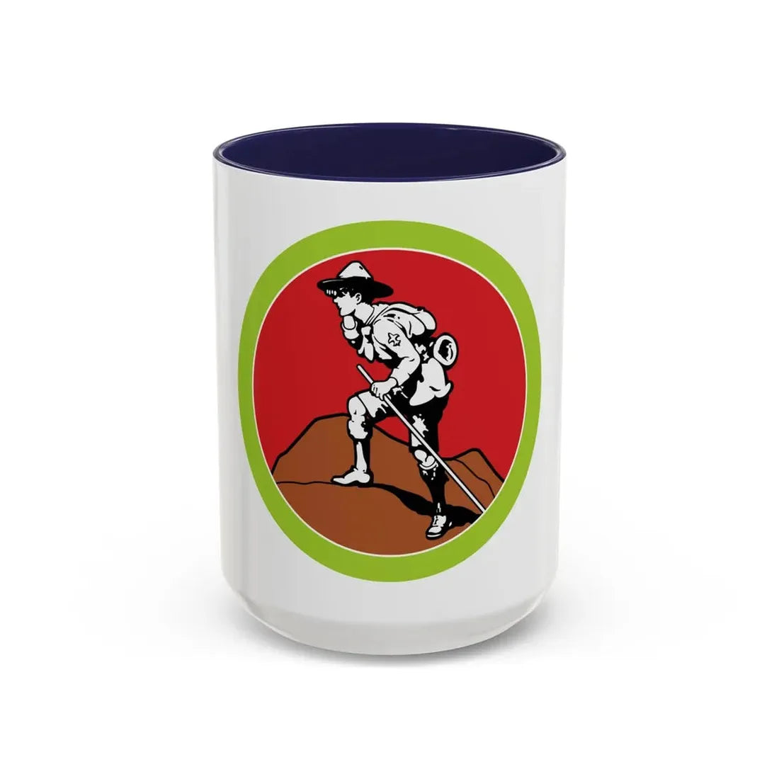 Scouting Heritage (Boy Scout Merit Badge) Accent Coffee Mug 15oz Navy - Go Mug Yourself