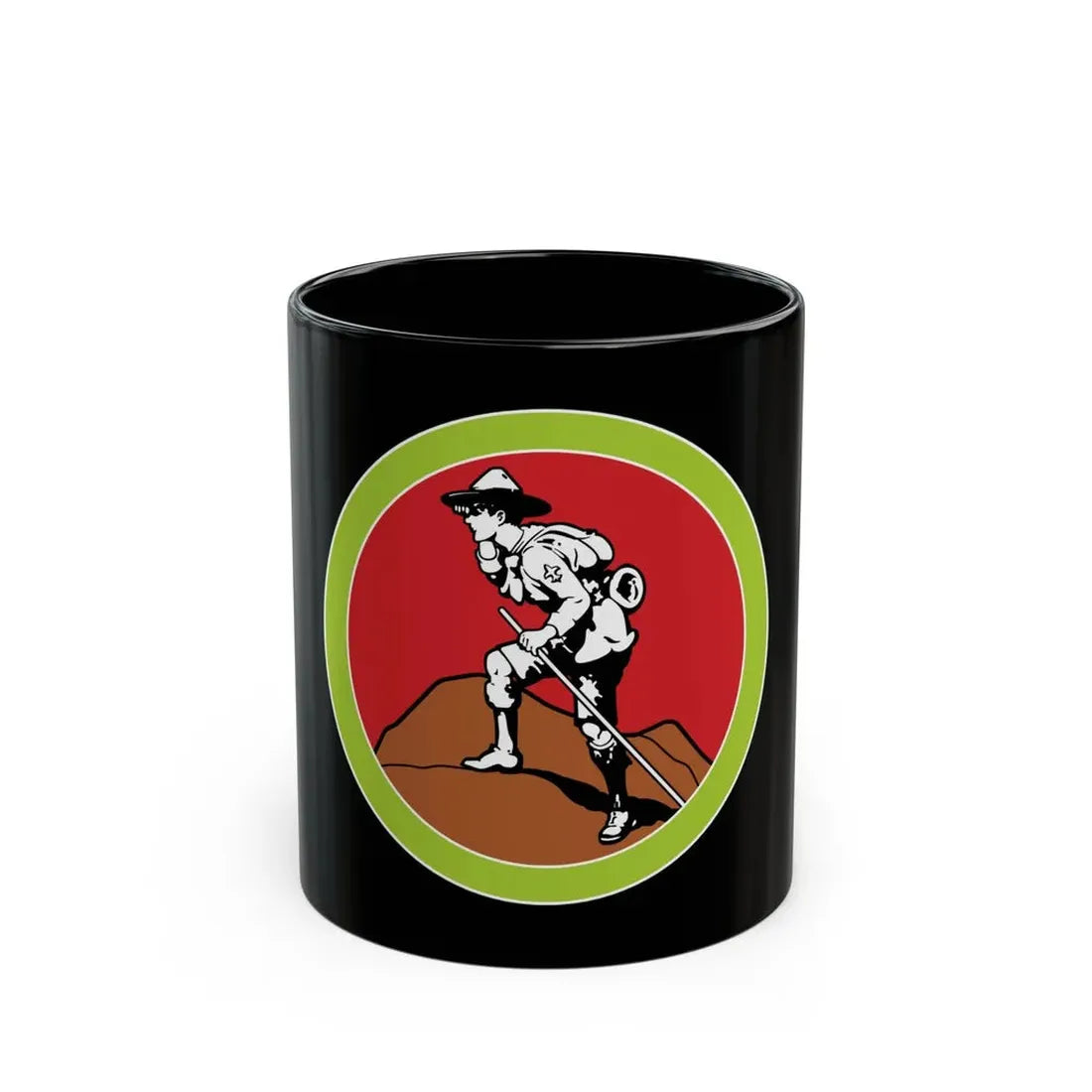 Scouting Heritage (Boy Scout Merit Badge) Black Coffee Mug 11oz - Go Mug Yourself