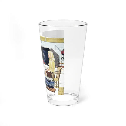 Scratch Another Flat-Top, The Saturday Evening Post, May 6, 1944 (Magazine Illustration) Pint Glass 16oz - Go Mug Yourself